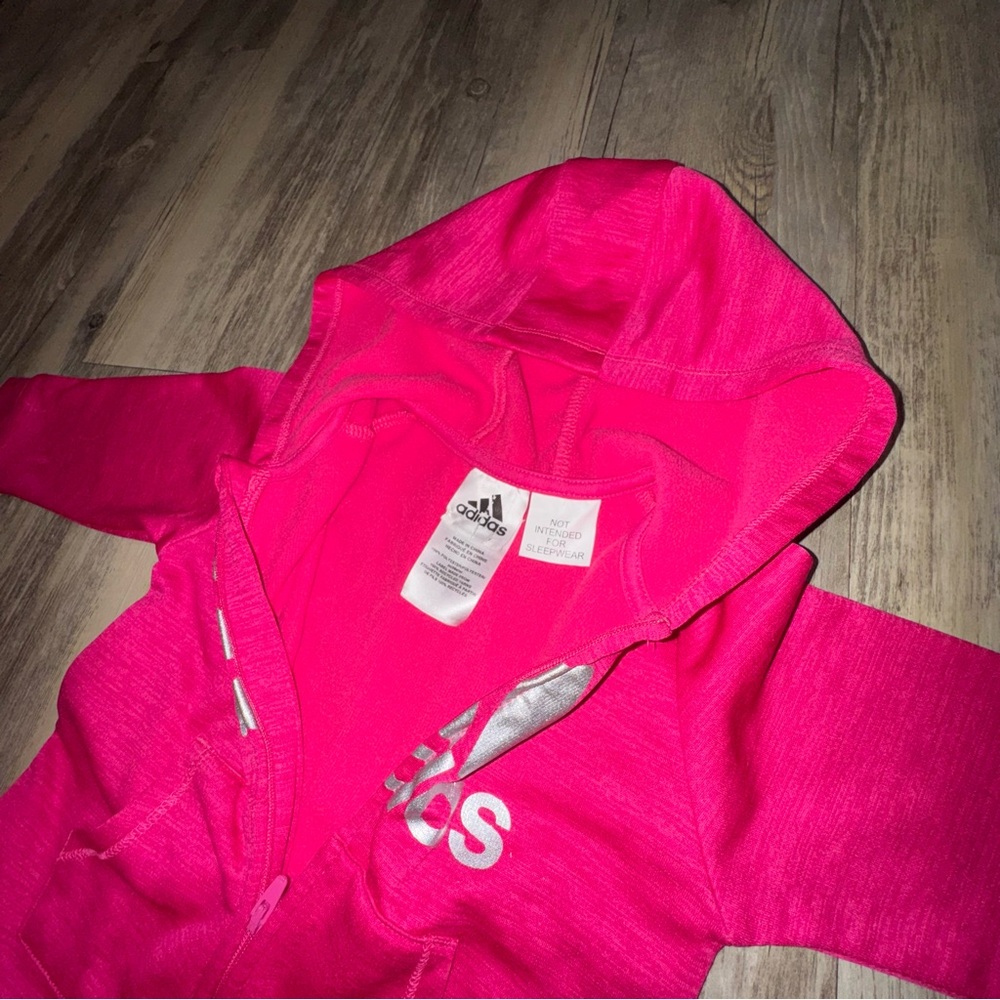 Adidas Pink Winter Romper with Hood - Picture 5 of 7